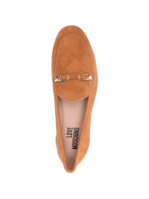 Mocassino donna in pelle scamosciata LOVE MOSCHINO | JA10031G1OJA0200